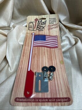 Mail Box Topper Flag - Red, White & Blue NWT